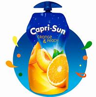 Pack de 15 Capri Sun orange - pêche refermable  , 33cl